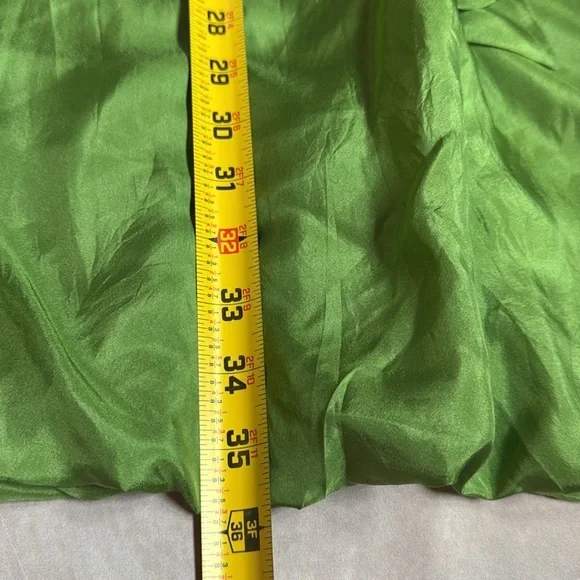 Velvet VTG Dress Babydoll Bubble Hem Forest Fairy Twee Silk Quiet Luxury USA M - Picture 15 of 16